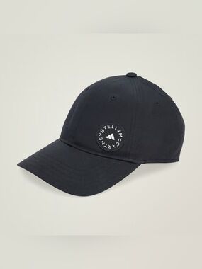 Adidas by Stella McCartney Black Logo Baseball Cap